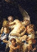 Francesco Trevisani Dead Christ Supported by Angels USA oil painting artist